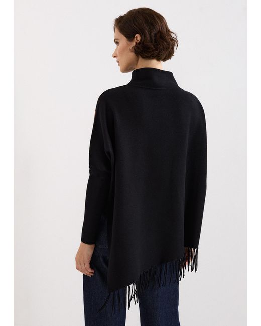 Phase Eight Black Athena Tassel Block Jumper
