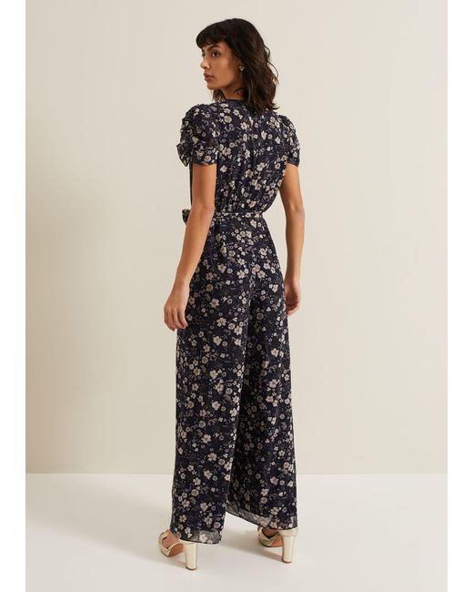 Phase Eight Multicolor Helene Floral Print Jumpsuit