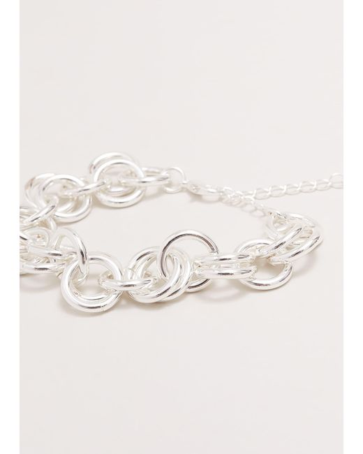Phase Eight Natural 's Circular Chain Link Bracelet