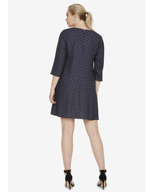 Phase Eight Blue Fia Star Print Dress