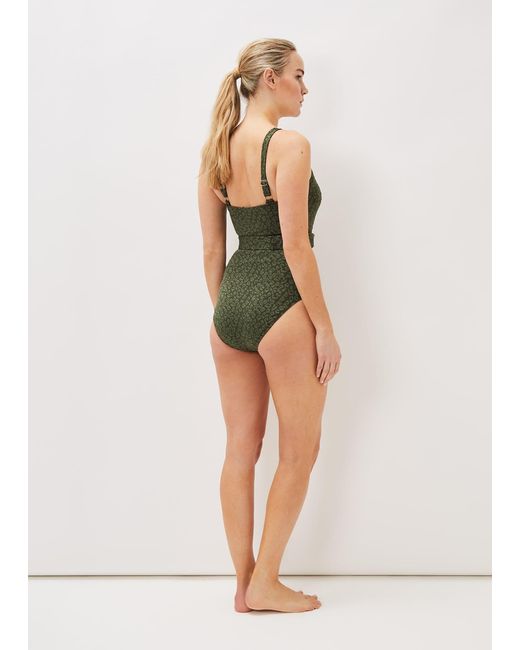 Phase Eight Multicolor Lolicia Animal Texture Swimswuit