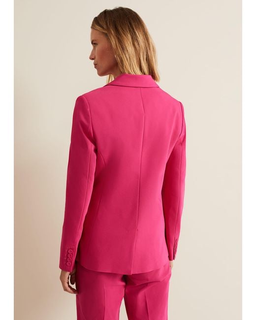 Phase Eight Pink Ulrica Fitted Suit Jacket