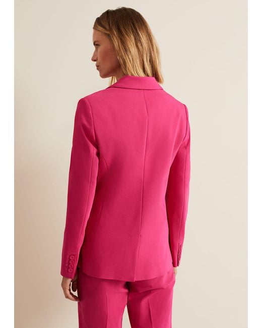 Phase Eight Pink 's Ulrica Fitted Suit Jacket