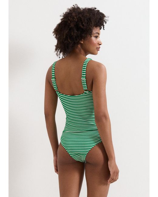 Phase Eight Green Stripe Tankini Top