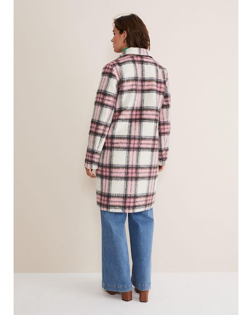Phase Eight Multicolor Catriona Checked Coat