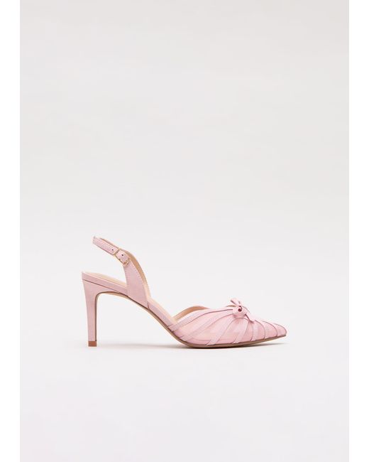 Phase Eight Pink Grosgrain Heels