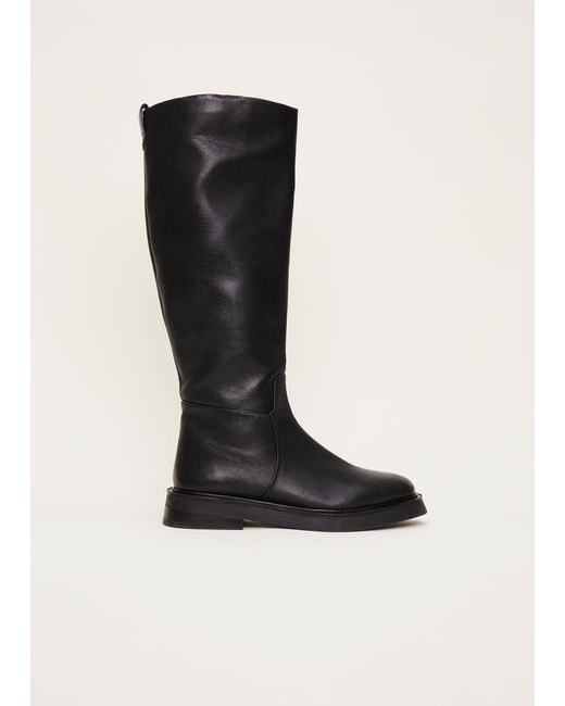 Phase Eight Black Flat Knee High Boot