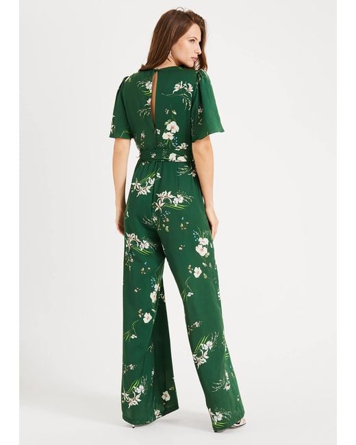 Phase Eight Green Dalia Printed Jumpsuit