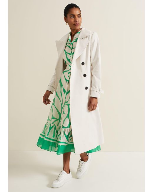 Phase Eight Green 's Daphne Floral Shirt Dress