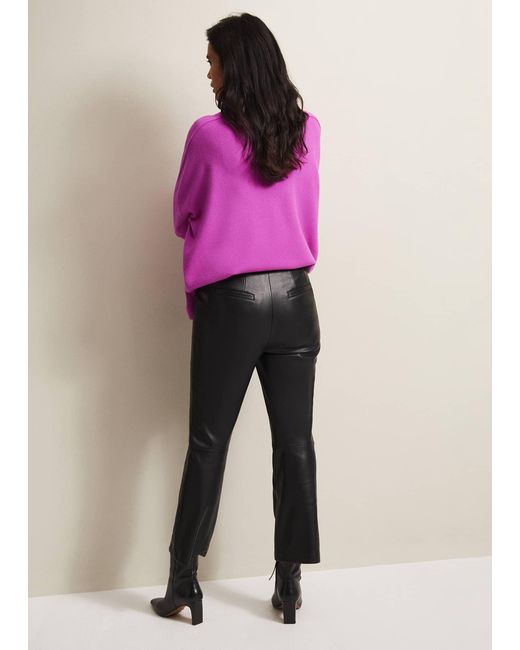 Phase Eight Pink 's Trixie Turn Up Hem Trouser