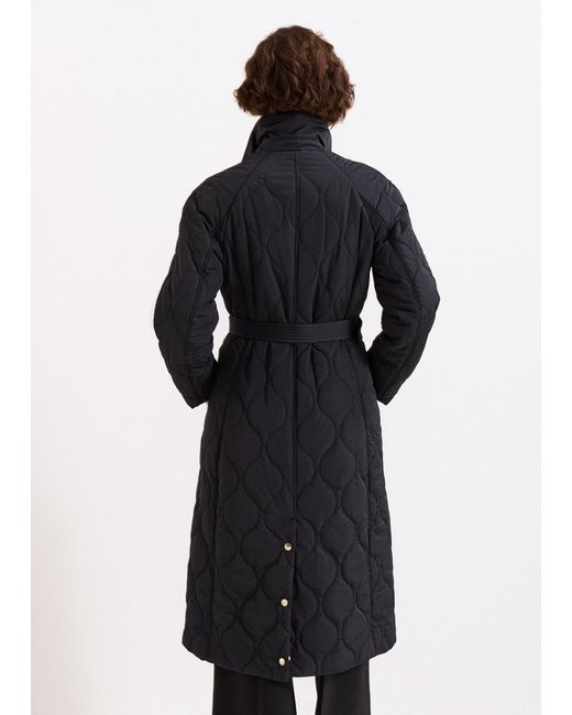Phase Eight Black Sukie Maxi Puffer
