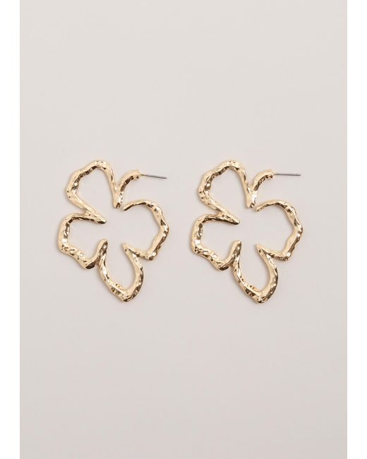 Phase Eight Natural Outline Flower Earrings