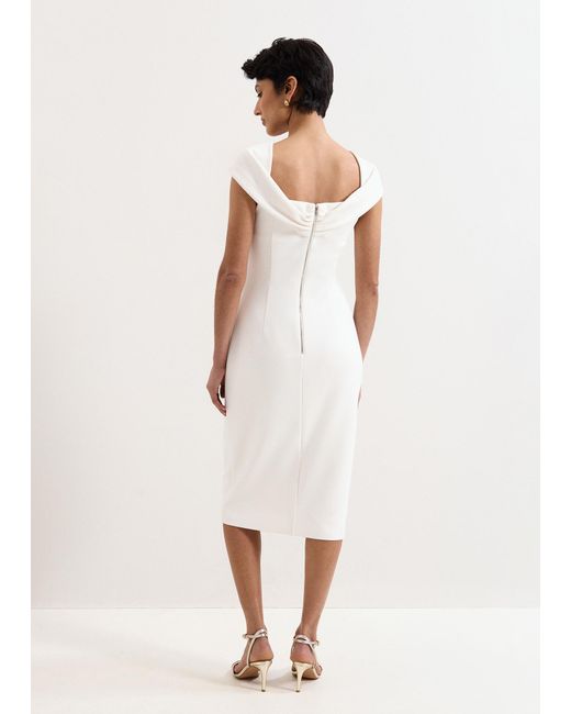 Phase Eight White Camela Dress