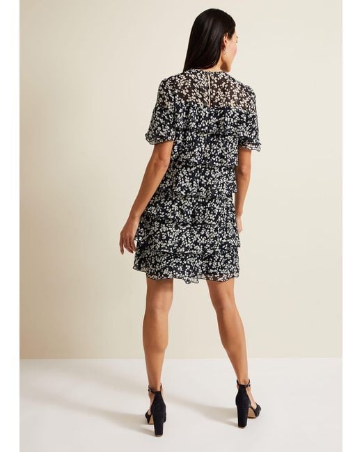 Phase Eight Multicolor Maeve Floral Tiered Shift Dress