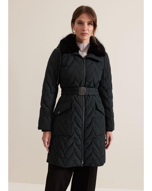 Phase Eight Black Petite Hollie Puffer
