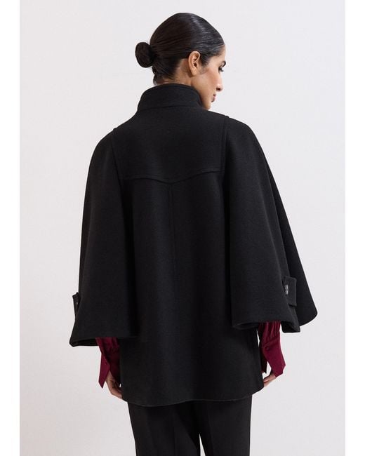 Phase Eight Black Katlin Cape Coat