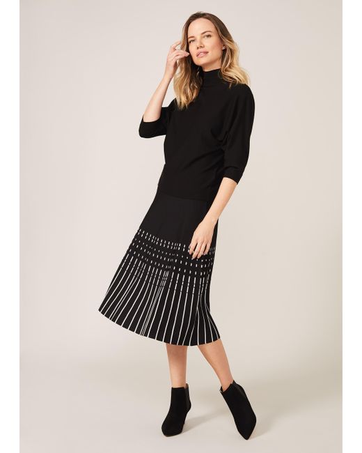 Phase Eight Black Amayah Fit And Flare Skirt