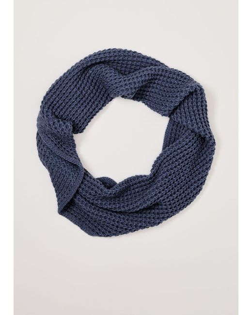 Phase Eight Blue Knitted Snood