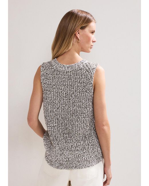 Phase Eight White Lorelle Textured Tank