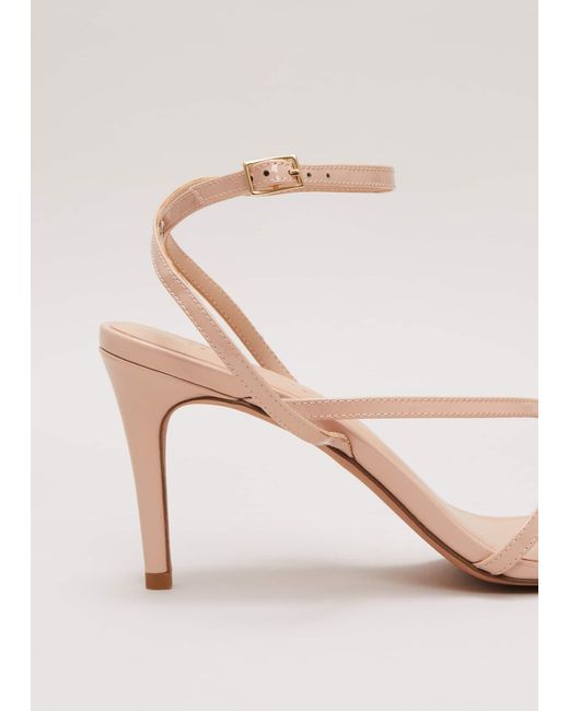 Phase Eight Natural 's Patent Barely There Strappy Sandal