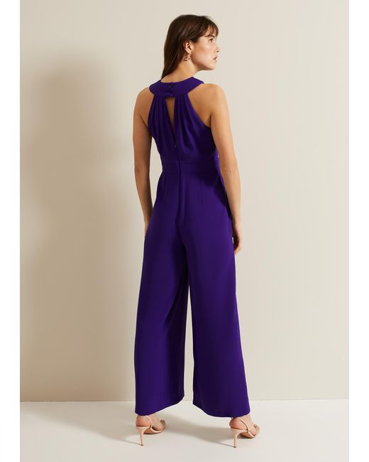 Phase Eight Purple 's Andrea Tapework Dress