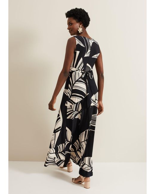 Phase Eight White 's Artemis Abstract Maxi Dress