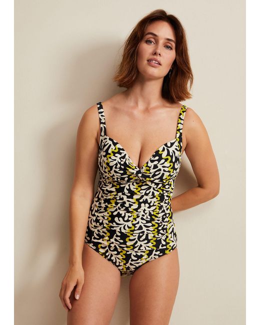 Phase Eight Multicolor Aubrey Print Swimsuit