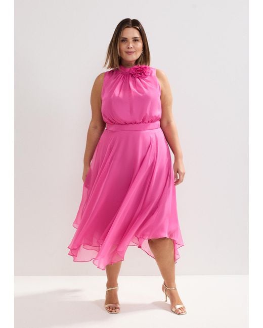 Phase Eight Pink Lucinda Corsage Dress
