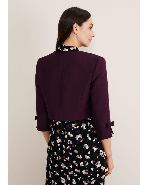Phase Eight Multicolor Zoelle Bow Detail Jacket