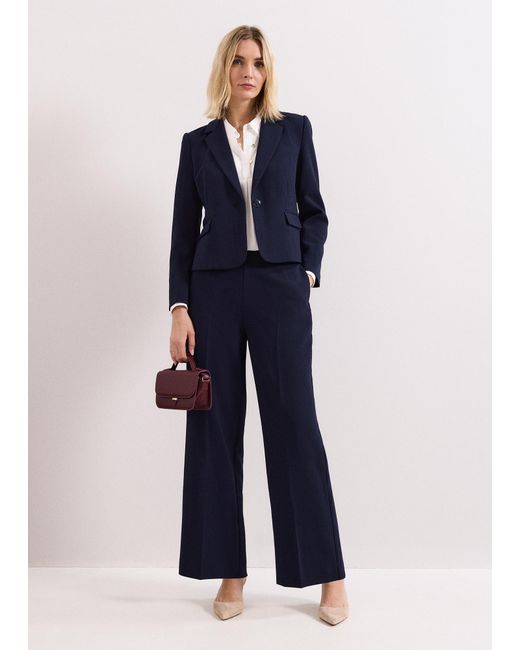 Phase Eight Blue Aubrie Straight Leg Trouser