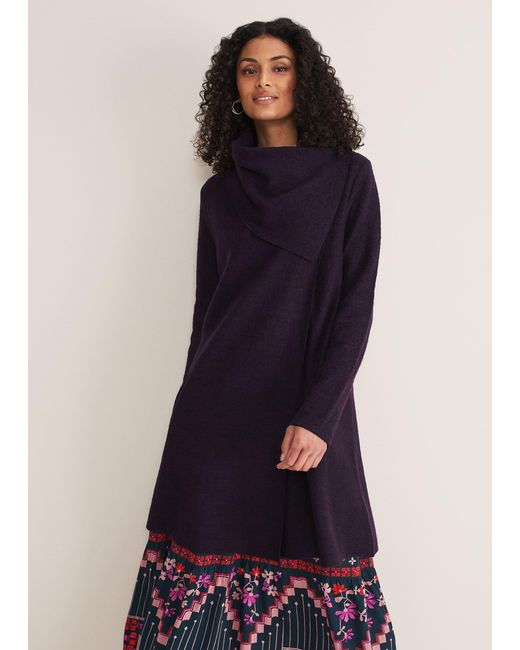Phase Eight Multicolor Bellona Knit Coat