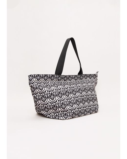 Phase Eight Multicolor Geo Printed Beach Bag