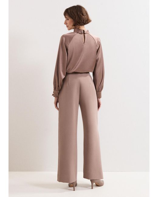 Phase Eight Natural Aubrie Full Length Trouser