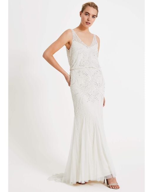 Phase Eight Synthetic Cathlyn Wedding Dress In Ivory White Lyst