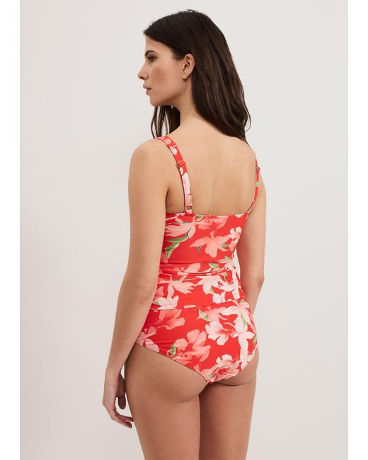 Phase Eight Red Iris Tankini Bottom