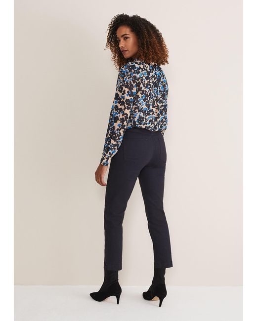Phase Eight Blue Ocha Straight Leg Jeans (Short)