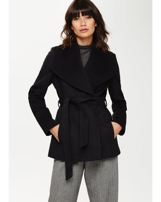 Phase Eight Purple Nicci Belted Coat