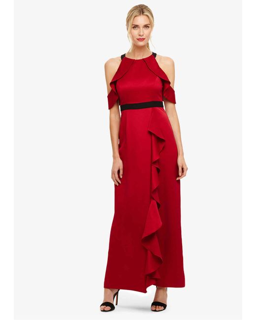 Phase Eight Red Cezanna Maxi Dress