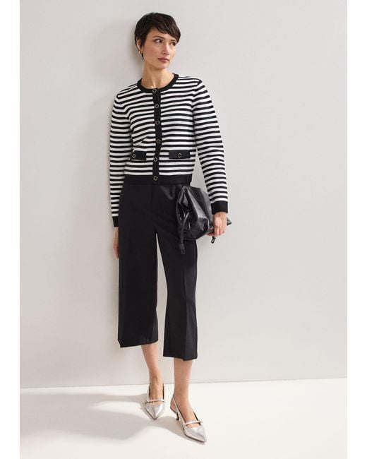 Phase Eight Natural Aubrielle Clean Crepe Culotte