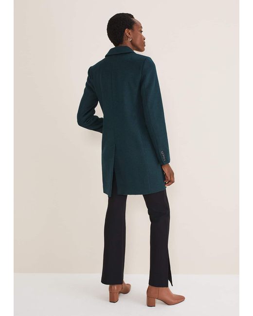Phase Eight Blue 's Leonor Tie Belted Short Puffer