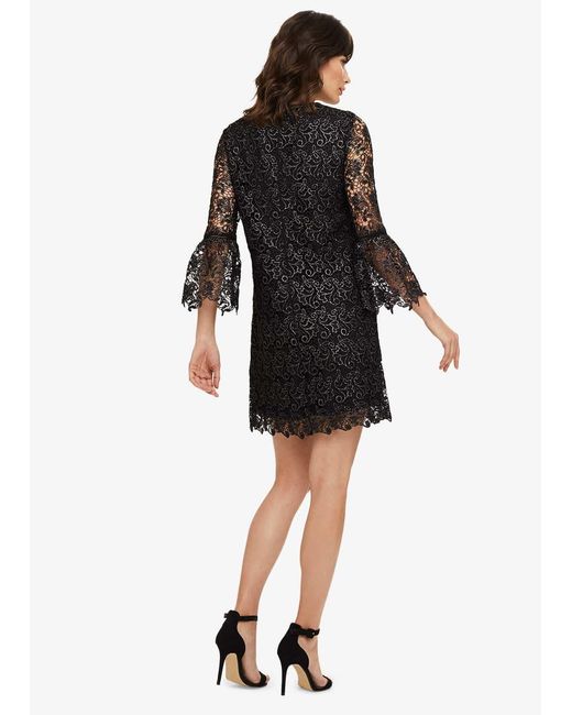 Phase Eight Black Tiana Lace Dress