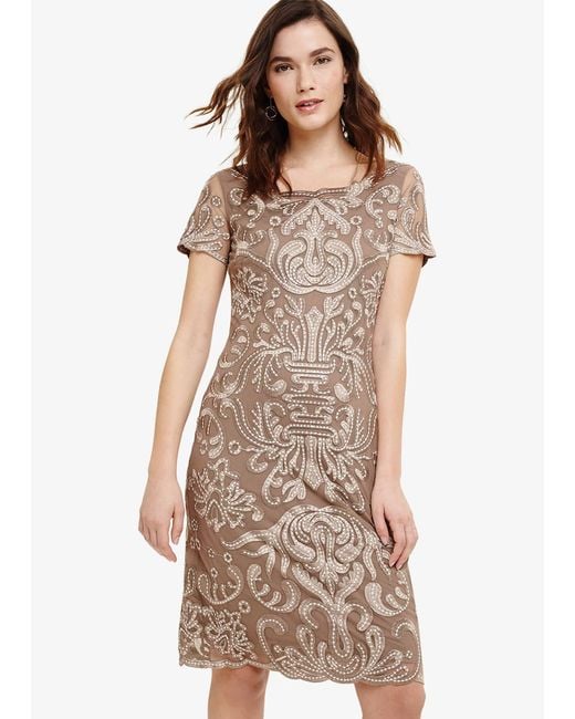 Phase Eight Multicolor Talia Embroidered Dress