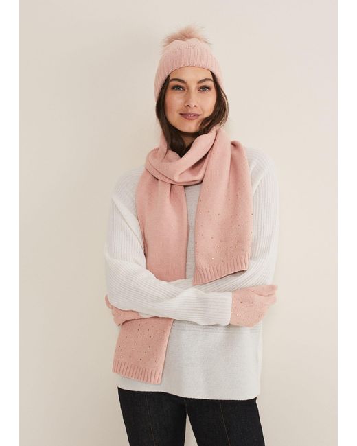 Phase Eight Natural Sparkle Scarf