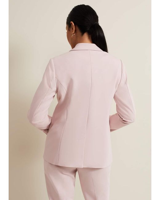 Phase Eight Pink Petite Ulrica Fitted Jacket
