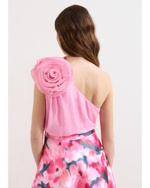 Phase Eight Pink Angelina Corsage Top