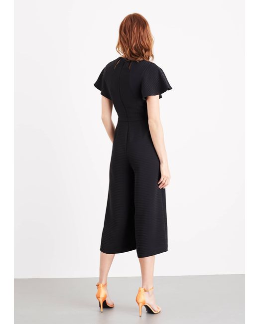 Phase Eight Black Bessie Culotte Jumpsuit