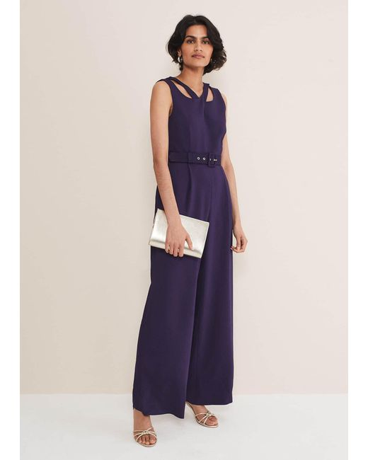 Phase Eight Blue Anna Jumpsuit
