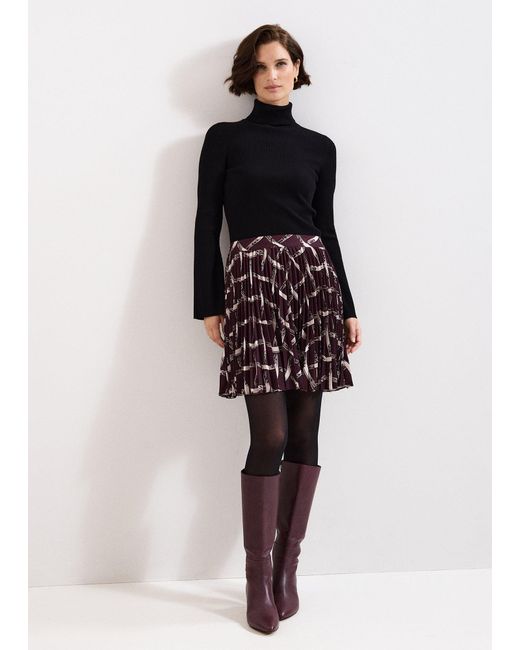 Phase Eight Red Mairi Check Mini Skirt