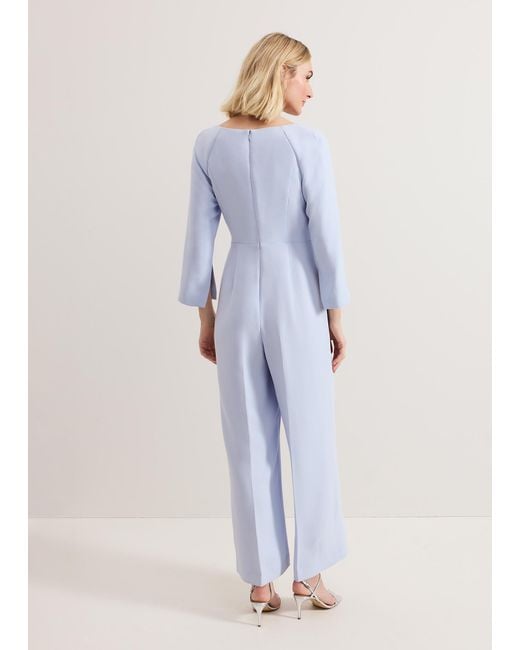 Phase Eight Blue Sienna Tux Jumpsuit