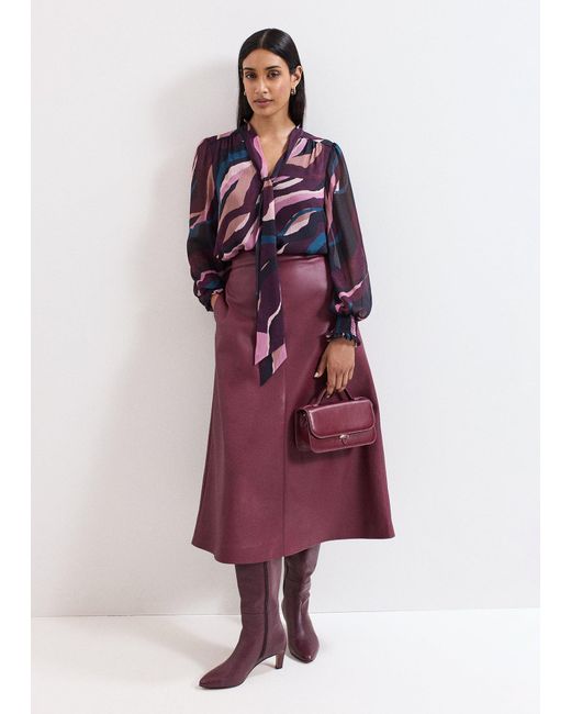 Phase Eight Blue Selby Stripe Blouse
